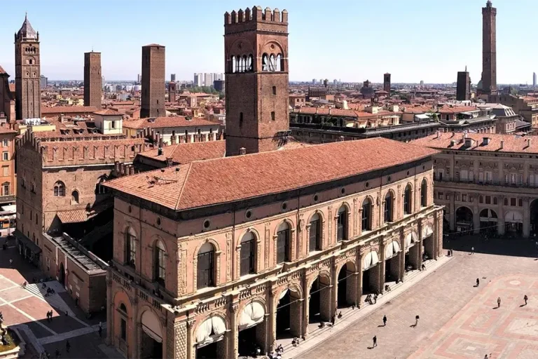 Aerial photo of Palazzo del Podestà