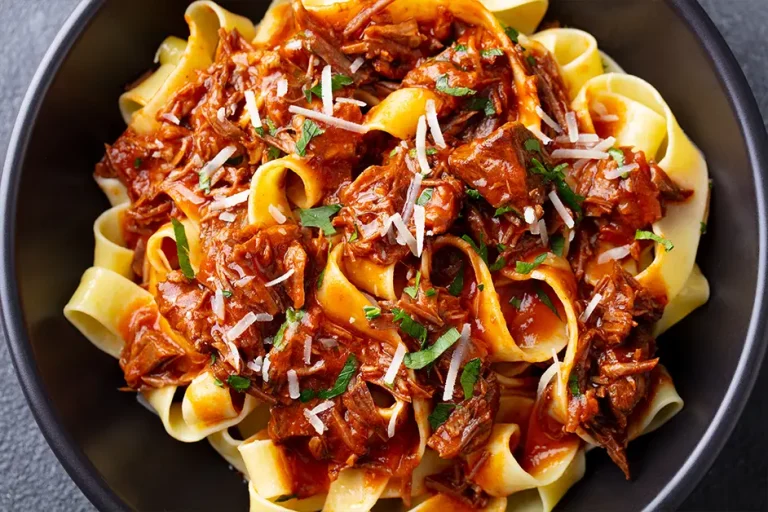 Photo of a typical Bolognese dish: Ragu alla Bolognese